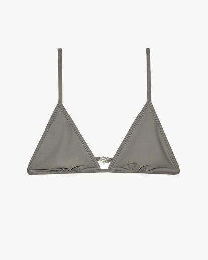 Bare Trin Bikini Top Grey