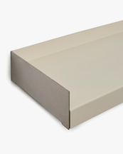 Our Society Kompakt Shelf Raw Aluminum/Off White