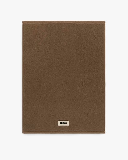 Tekla Terry Bath Mat Kodiak Brown
