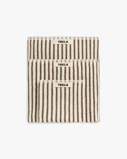 Tekla Terry Towel Kodiak Stripes
