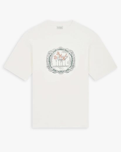 Drôle De Monsieur Plateau T-Shirt Off White