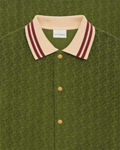 Drôle De Monsieur Monogram Shirt	Dark Green