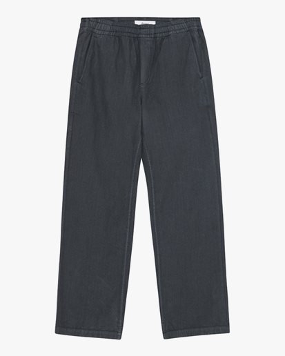 Palmes Lucien Herringbone Trousers Black