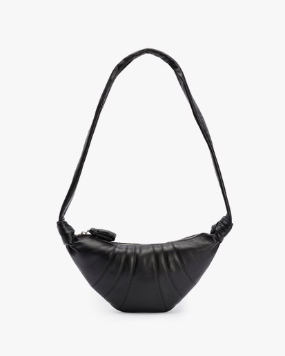 LEMAIRE Small Croissant Bag Nappa Leather  Black