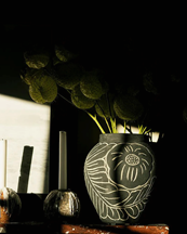 Dusty Deco Frida Vase Small Black