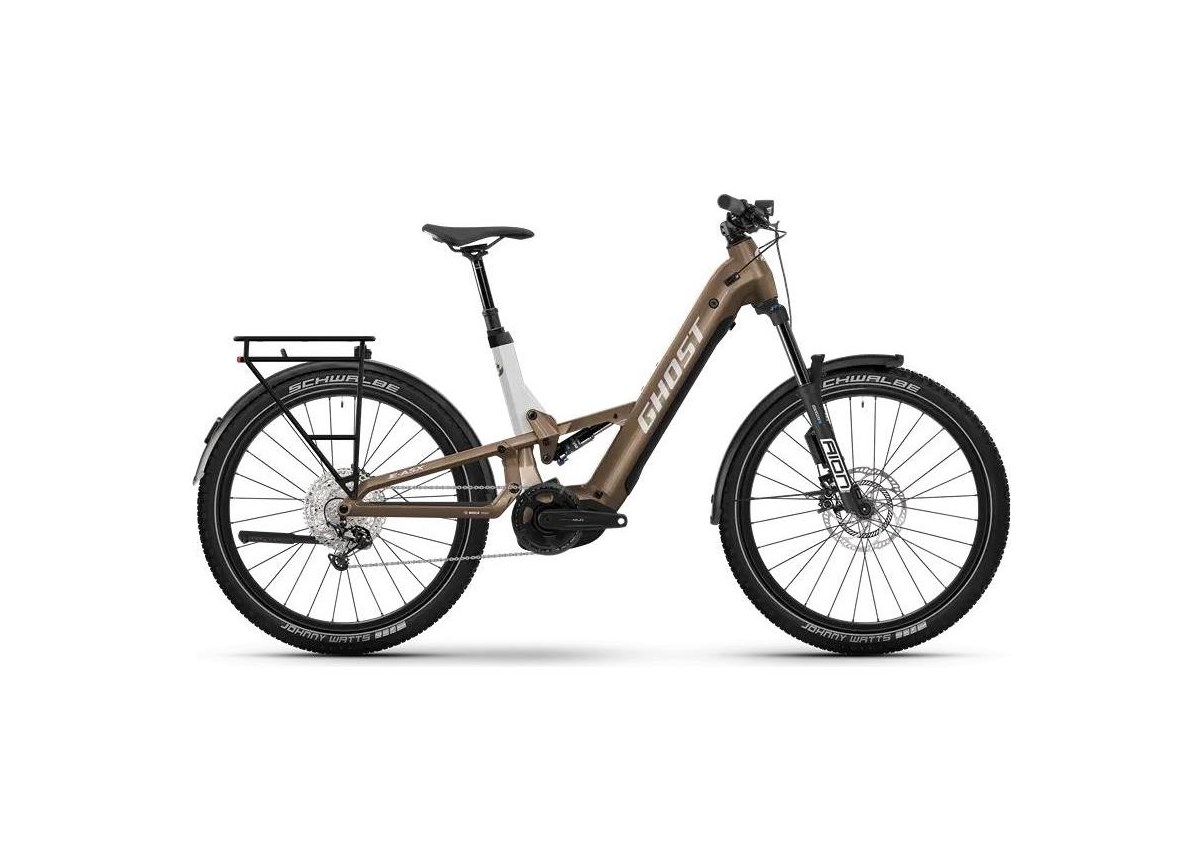 Ghost E-ASX ABS Low EQ El MTB Heldämpad Coffee Tropic