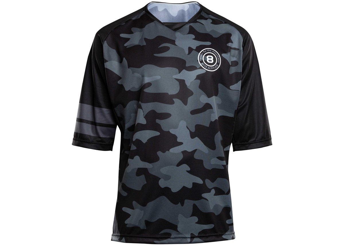 8848 Taupo Kortärmad Cykeltröja Herr Black Camo