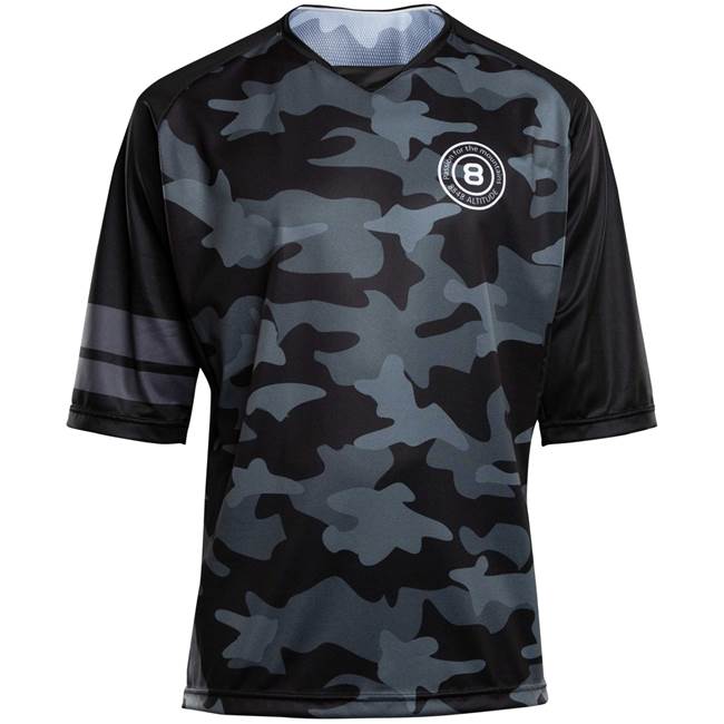 8848 Taupo Kortärmad Cykeltröja Herr Black Camo