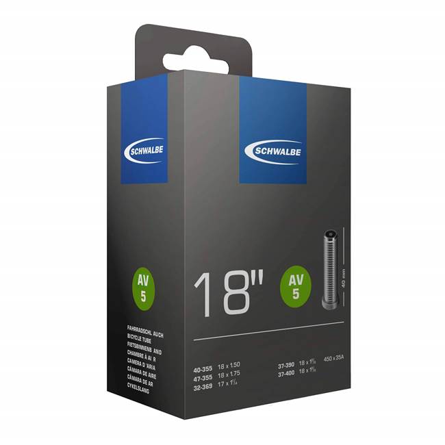 Schwalbe Av 5 Standard 32/47-355/400 Bilventil 40mm Cykelslang