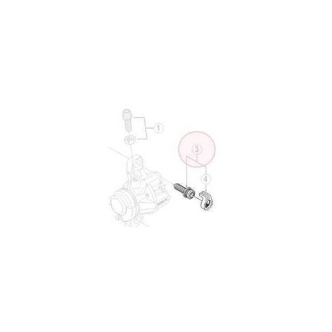 Shimano Till Ok/Adapter M6 x 19mm Inkl. Låsclips Skruv