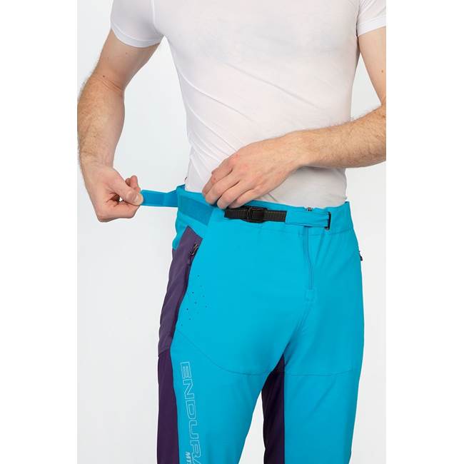 Endura MT500 Burner Pant Långa Cykelbyxor Herr Electricblue