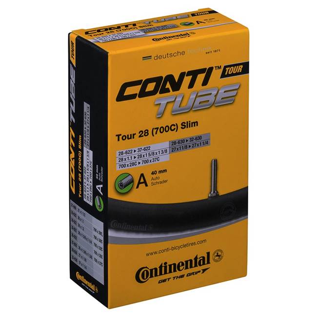 Continental Tour Slim 28" Schrader 40mm 28/37-622/32-630 Cykelslang