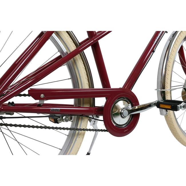 Kronan Stilig D3 3-Växlad Damcykel Röd