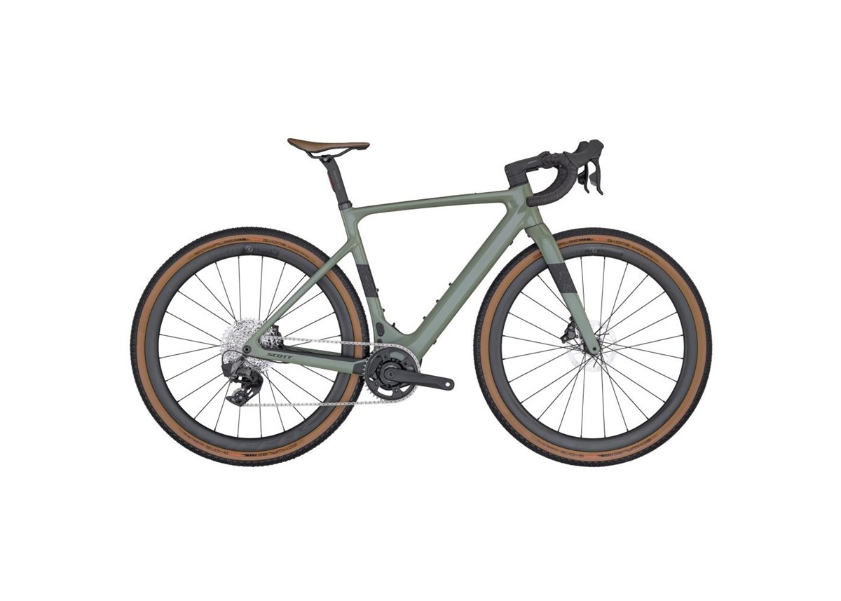 Scott Solace Gravel eRIDE 20 Elcykel Undergrowth Green