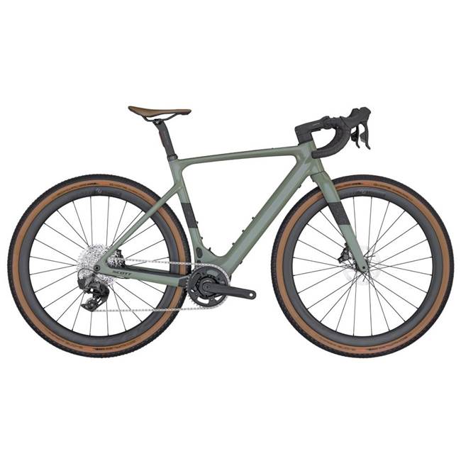 Scott Solace Gravel eRIDE 20 Elcykel Undergrowth Green