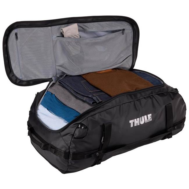Thule Chasm 90L Duffel matkalaukku Musta