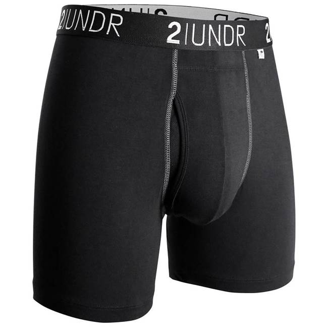 2UNDR Swing Shift Boxer Black/Grey