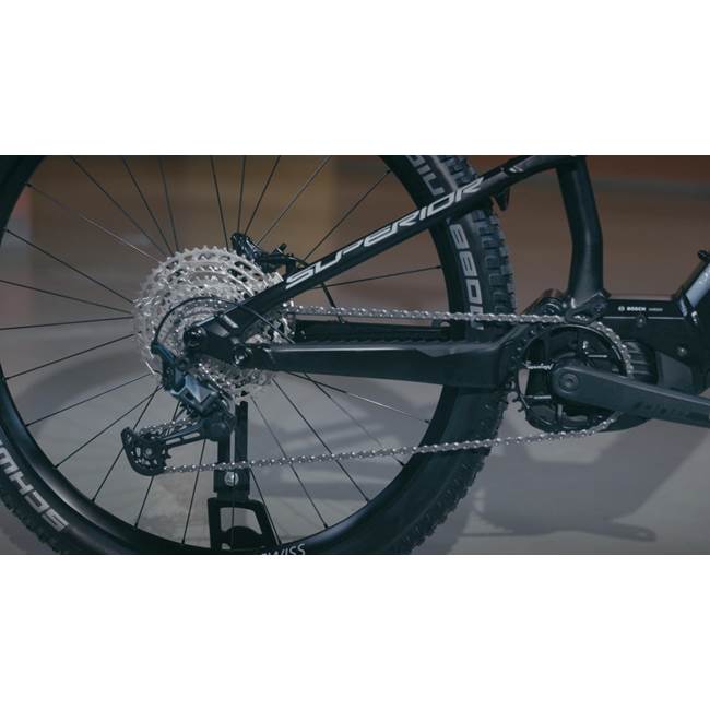 Superior EXF 8089 B_23 El MTB Heldämpad Gloss Grey Matte Black