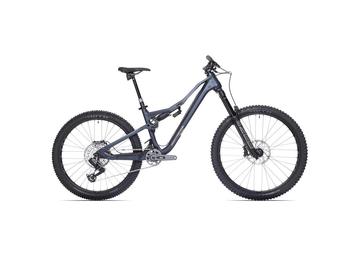 Rock Machine Whizz FS II 90 AXS 29/27.5 MTB Heldämpad Matte Deep Ocean Blue