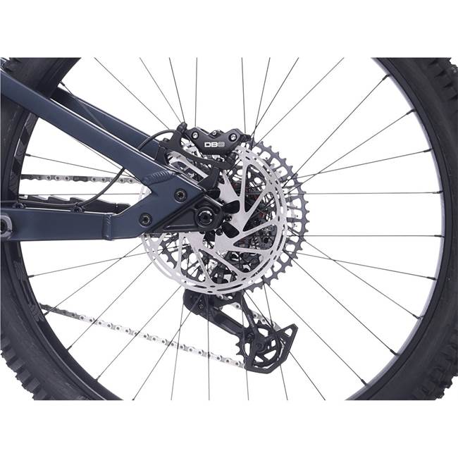 Rock Machine Whizz FS II 90 AXS 29/27.5 MTB Heldämpad Matte Deep Ocean Blue