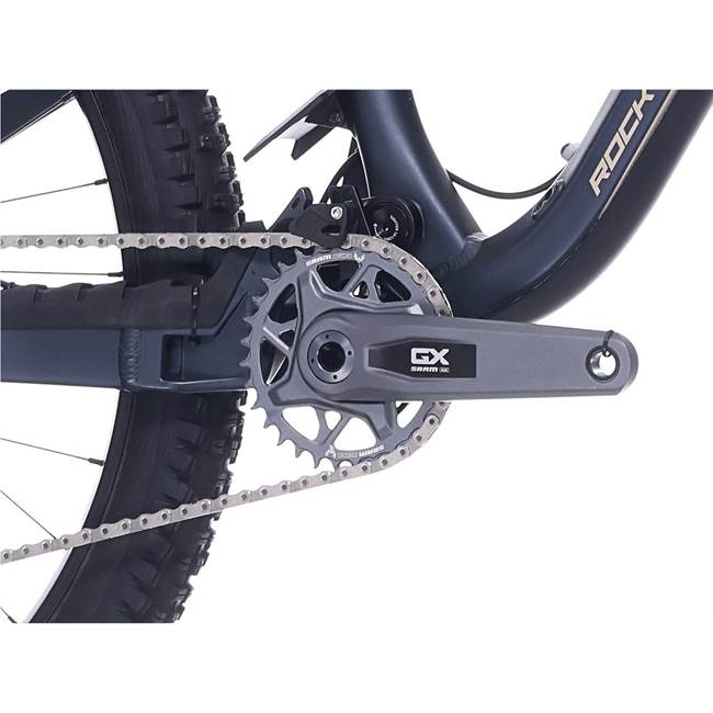 Rock Machine Whizz FS II 90 AXS 29/27.5 MTB Heldämpad Matte Deep Ocean Blue