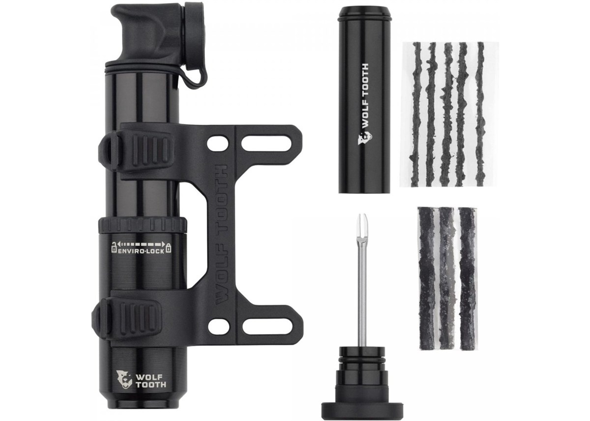 Wolf Tooth EnCase Pump 40cc with Tubeless Tire Plug Tool Minipump