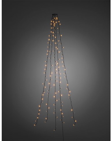 Konstsmide Julgransslinga 2,4m amber LED 24V/IP20. 6361-820
