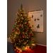 Konstsmide Julgransslinga 30x8 LED amber 240cm grön kabel 24V/IP20. 6365-810