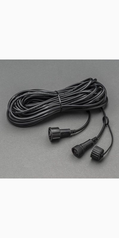 Konstsmide Extra till LEDslingan 10 m svart. 2377-007