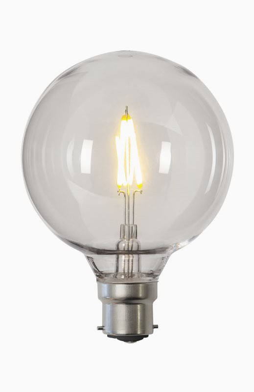 Star Trading LED-lampa PC-plast G95 B22 2700K 0,6W