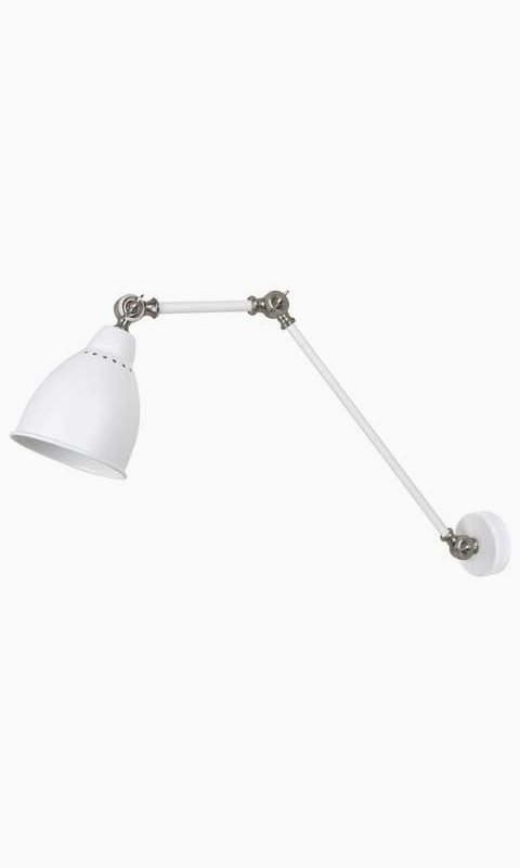 AIRAM SANSA vägglampa Vit / Silver