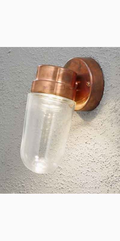 Konstsmide NEW VEGA vegglampe 8W 230V dimbare LED. Kobber. 413-900 Konstsmide NEW VEGA vegglampe 8W 230V dimbare LED. Kobber. 413-900