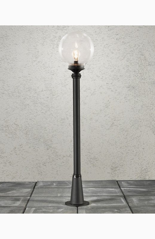Konstsmide Orion lyktstolpe E27 svart. Max 60W. 498-750