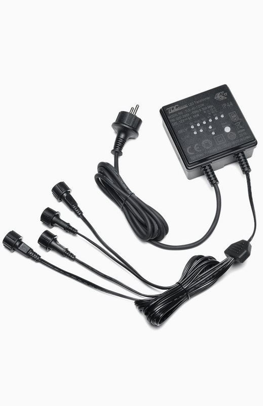 Konstsmide Trafo 12V/48W timer, ljusrelä