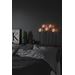 Konstsmide Sähköinen kynttilänjalka 5 vaaleaa metallia musta. Keltainen LED, himmennin 24V / IP20