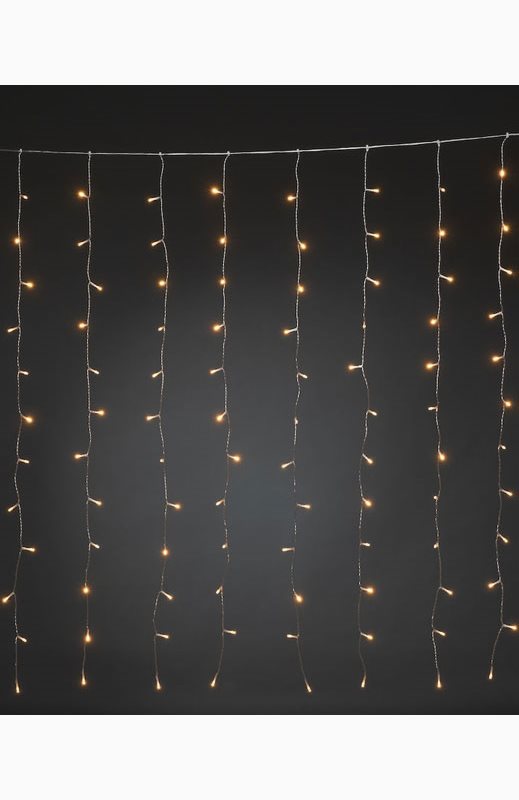 Konstsmide Gardinslinga 140x120cm 120 amber LED 30V/IP20