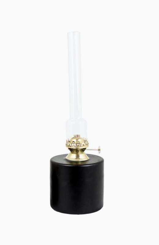 Strömshaga Fotogenlampa Rak Svart Stor