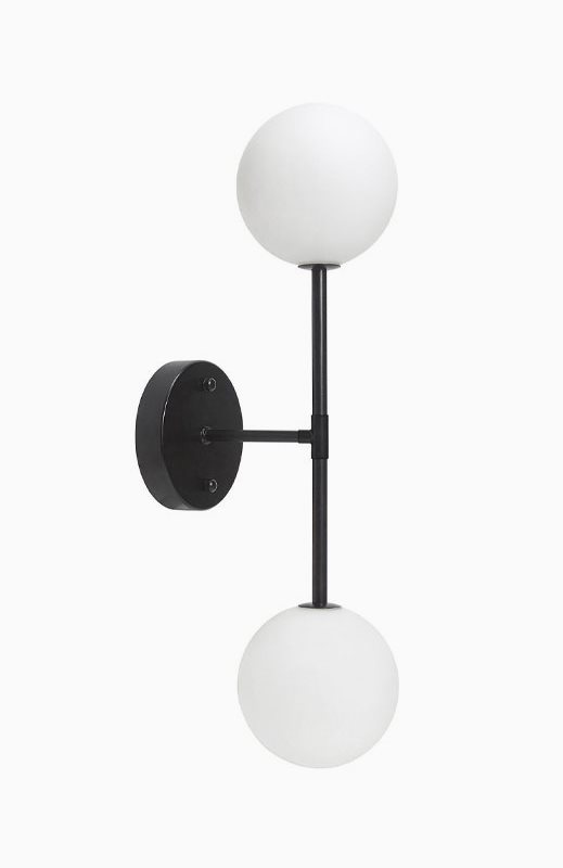 PR Home Sigma D vägglampa Svart Opal 49cm IP23