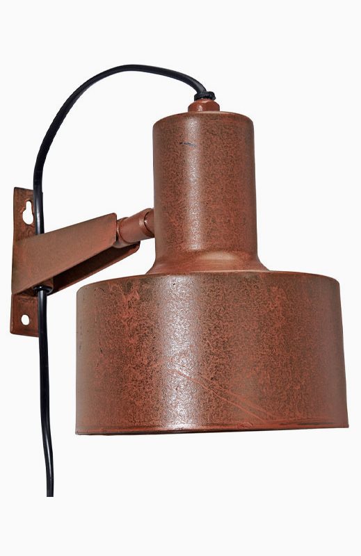 PR Home Solo vägglampa Matt Rost 23cm