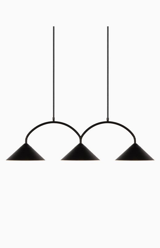 Globen Lighting Taklampa Curve 3 Svart