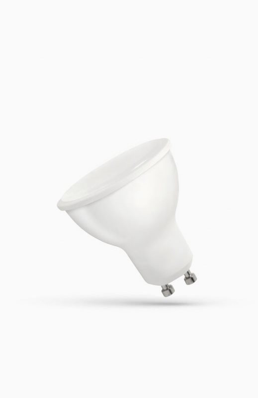 Spectrum LED LED-lampa GU10 6W SMD  Varmvit z MILKY glas white SPECTRUM1/1