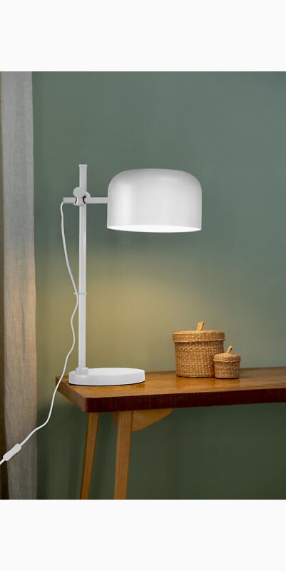 AIRAM Urban Justerbar Bordslampa E27 Vit