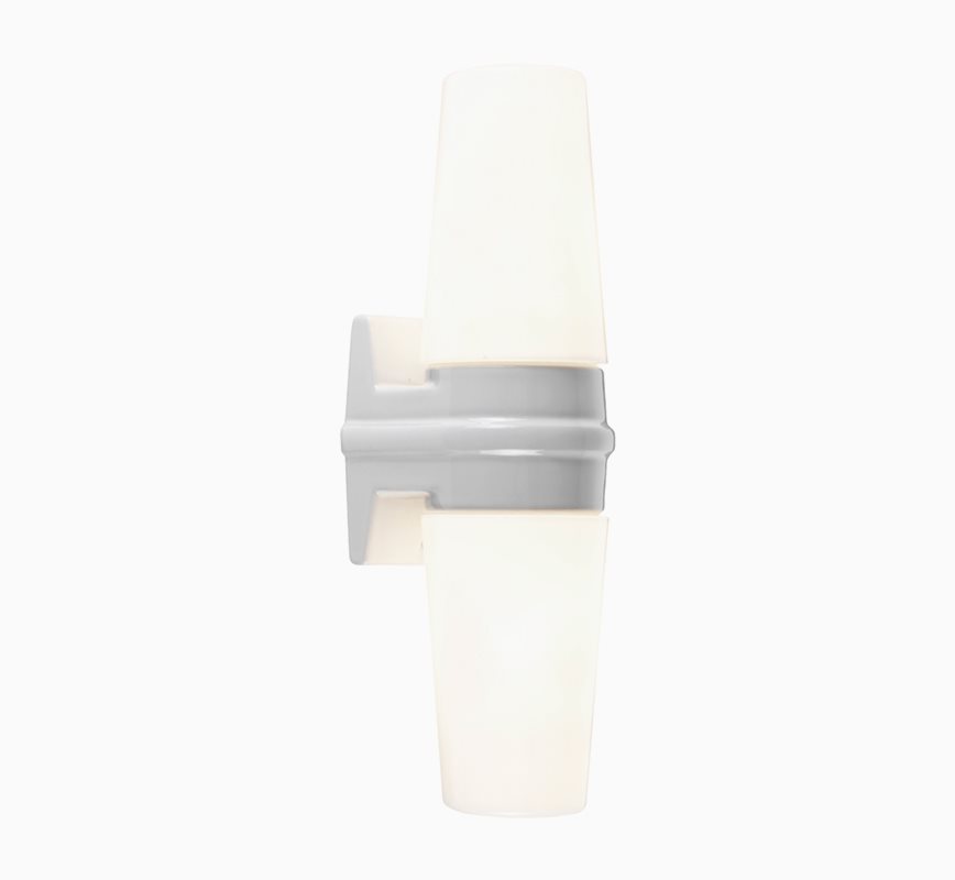 Ifö Electric Bernadotte Dubbel Vit IP44 2X40W