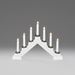 Konstsmide Elljusstake Vit plast 7 ljus 28cm