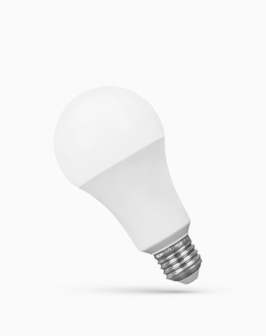 Spectrum LED E27 LED-lampa Normal 18W/830 1800lm 230V Opal