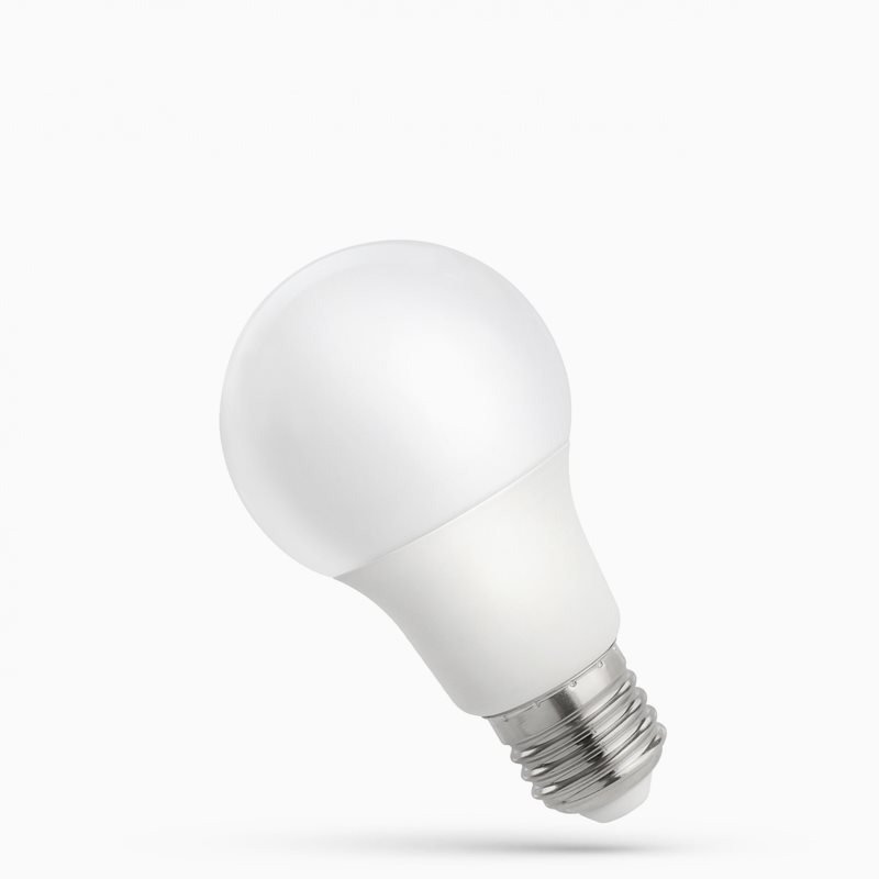 Spectrum LED LED-lampa GLS E27 Normal 9W/840 820lm 230V Opal