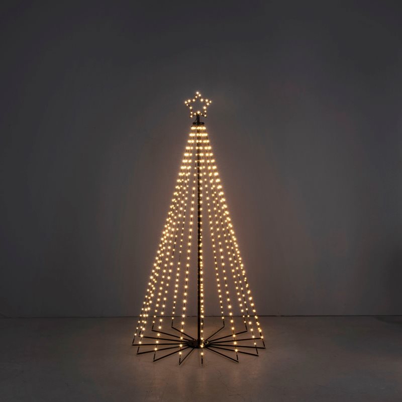 Konstsmide Metalljulgran, 515 amber LED