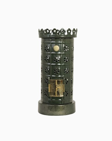 Strömshaga Värmeljushållare Kakelugn Grön