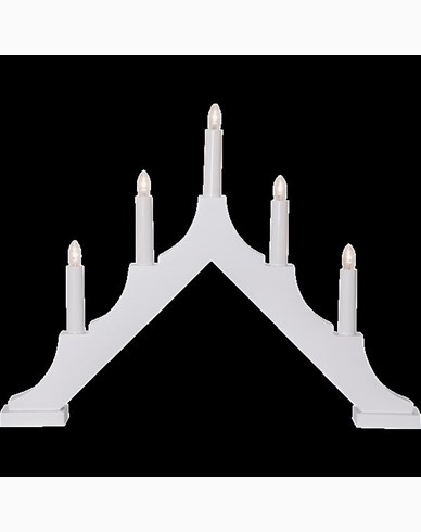 Star Trading Ljusstake Alma Vit 44cm