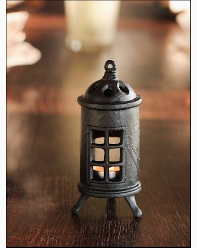 Kamin för Vämeljus Svart